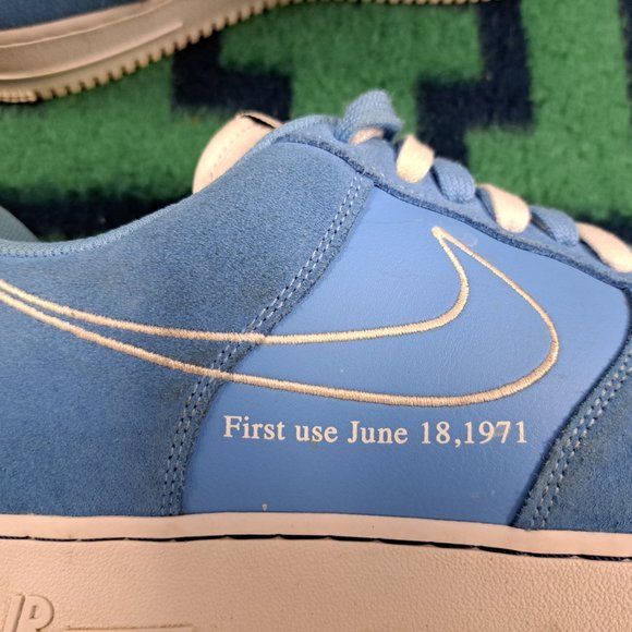 %Nike Air Force 1 ‘07 LV8 University Blue White Mens 12  A 23 - Picture 16 of 16